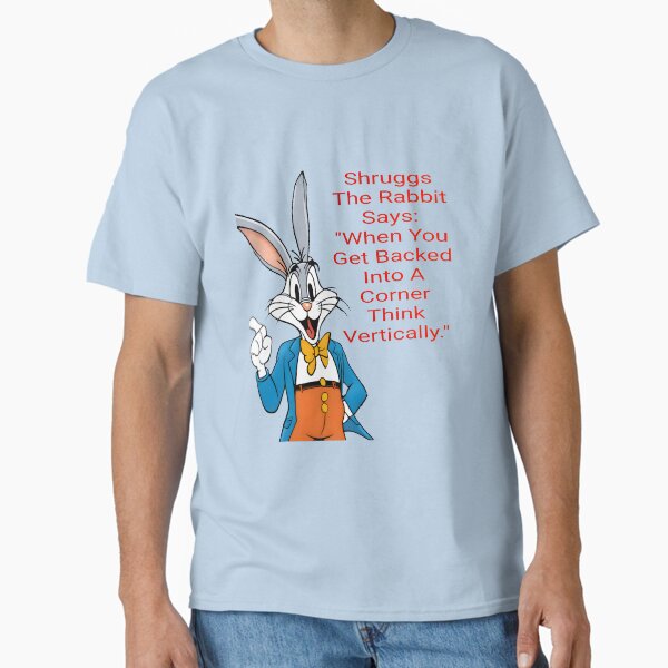 Item preview, Shruggs The Rabbit:  Think Vertically (No Background) designed and sold by Hall-O-Gram.