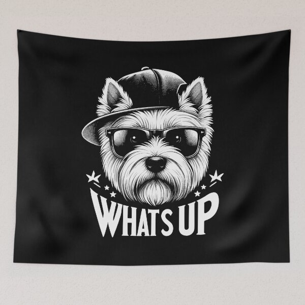 Item preview, West Highland White Terrier Gangsta Dog Gift designed and sold by Pineapple-Tree.