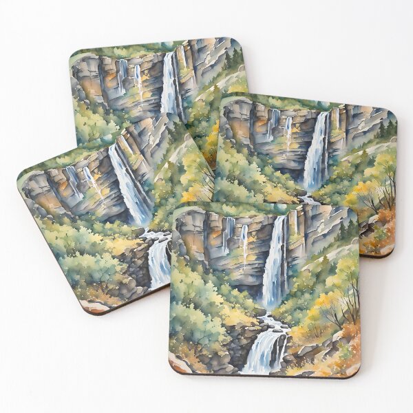 Item preview, Wilderness Waterfall, Countryside Scenes designed and sold by Country-Artist.