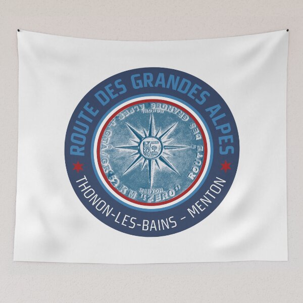 Item preview, Grandes Alpes Route | Rosette Blue designed and sold by Moppedhotel.