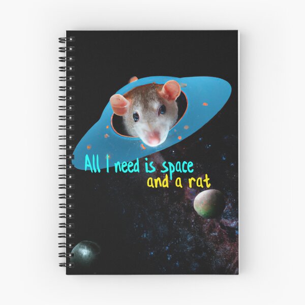 Item preview, All I need is space and a rat designed and sold by mindgoop.