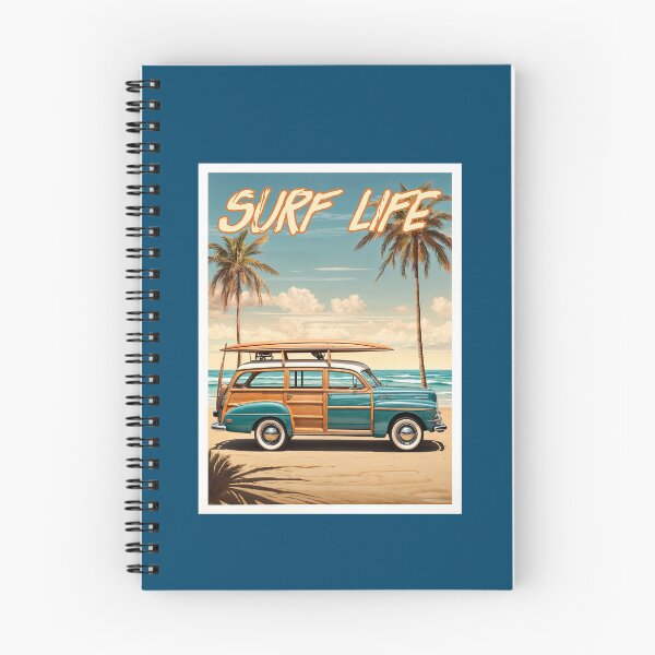 Item preview, Surf Life Woody Wagon Retro designed and sold by TerradVents.