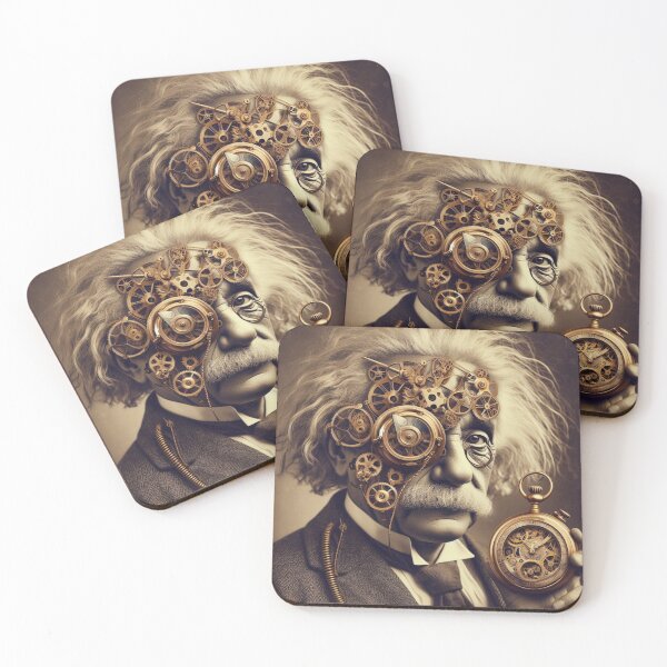 Item preview, Albert Einstein Steampunk  designed and sold by sevenmountains.