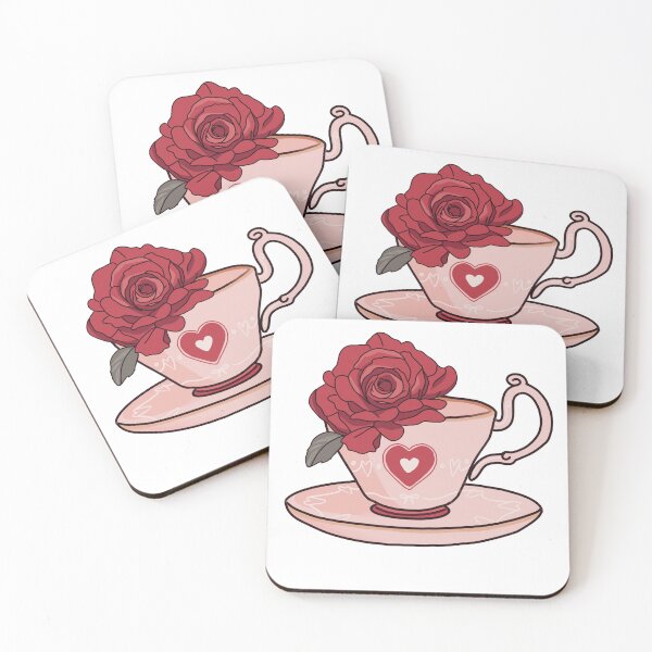 Item preview, rose teacup designed and sold by heavnstreet.