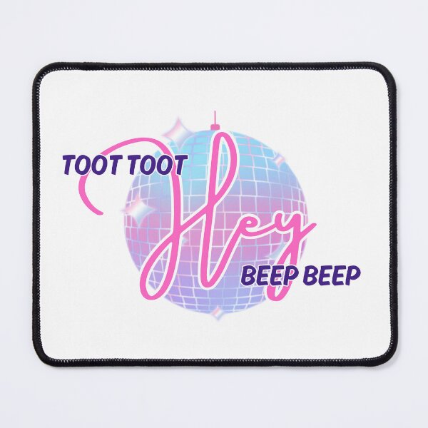 Item preview, Disco Era Toot Toot Hey Beep Beep designed and sold by MissLissaLou.