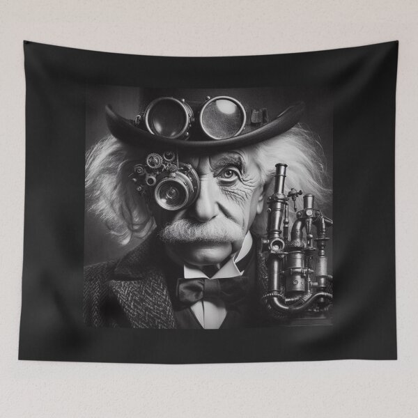 Item preview, Albert Einstein Steampunk  designed and sold by sevenmountains.