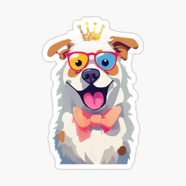 Item preview, “Joyful Colors: Beautiful Dog Drawing with Vibrant Colors” designed and sold by Artpluse.