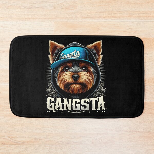 Item preview, Yorkshire Terrier Yorkie Gangsta Gangster Dog Gift designed and sold by Pineapple-Tree.