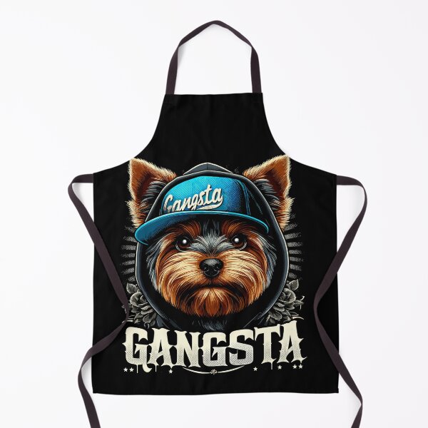 Item preview, Yorkshire Terrier Yorkie Gangsta Gangster Dog Gift designed and sold by Pineapple-Tree.