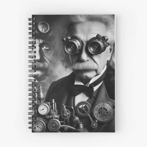 Item preview, Albert Einstein Steampunk designed and sold by sevenmountains.