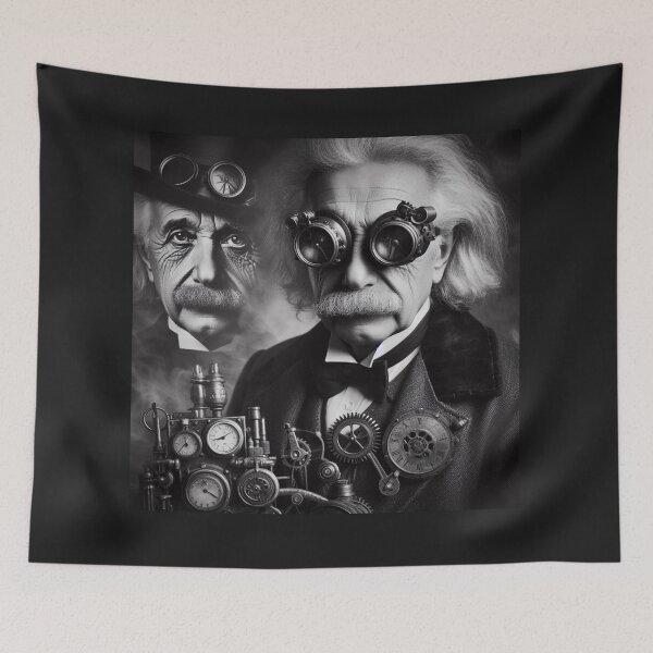 Item preview, Albert Einstein Steampunk  designed and sold by sevenmountains.