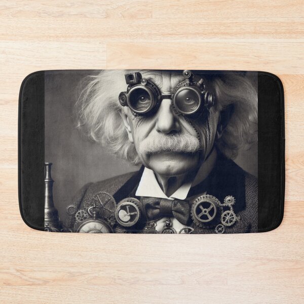 Aperçu de l'œuvre Albert Einstein Steampunk créée et vendue par sevenmountains.