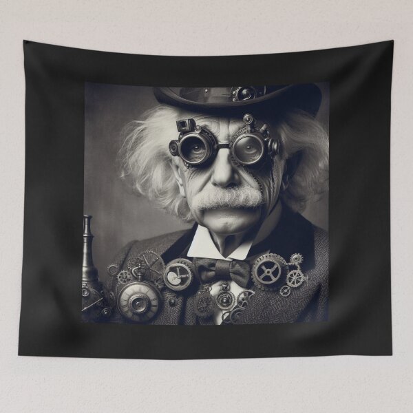 Artikelvorschau, Albert Einstein Steampunk entworfen und verkauft von sevenmountains.