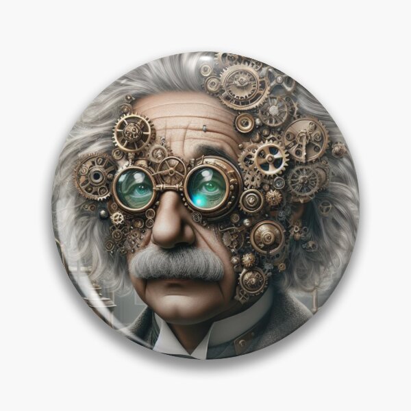 Artikelvorschau, Albert Einstein Steampunk entworfen und verkauft von sevenmountains.
