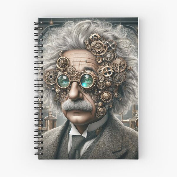 Item preview, Albert Einstein Steampunk designed and sold by sevenmountains.