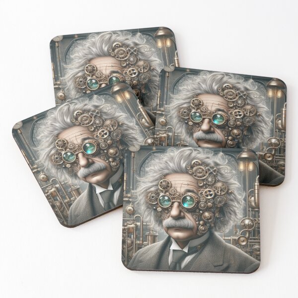 Item preview, Albert Einstein Steampunk  designed and sold by sevenmountains.