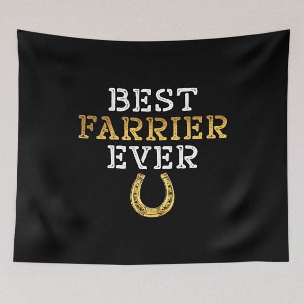 Item preview, Farrier Best Farrier Ever Blacksmithing Horseshoe designed and sold by tshirtconcepts.
