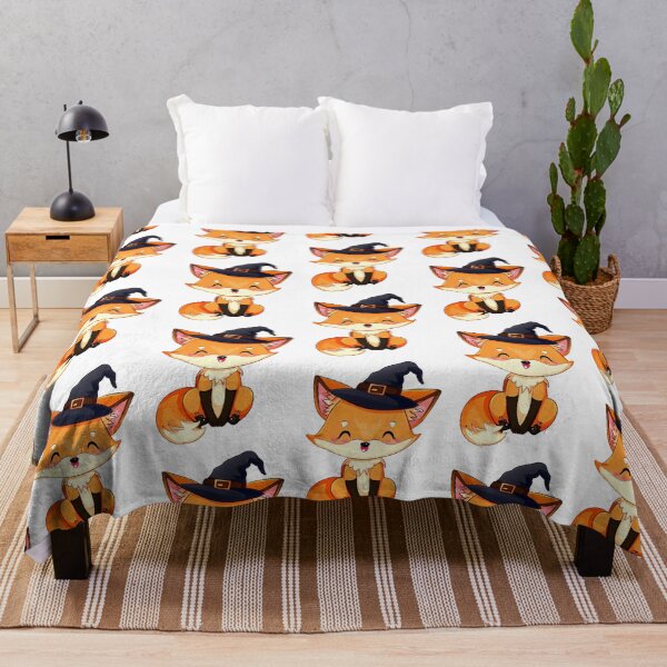Item preview, Cute little Fox With Witch Hat Baby Foxy Foxhound Magic For Kids Big Eyes Halloween designed and sold by Cr320.