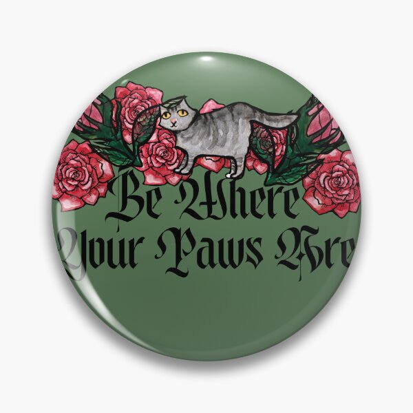 Item preview, Grey Cat be where your paws are designed and sold by FrictionMaxxing.