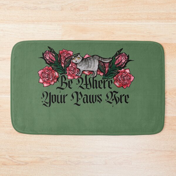 Item preview, Grey Cat be where your paws are designed and sold by FrictionMaxxing.