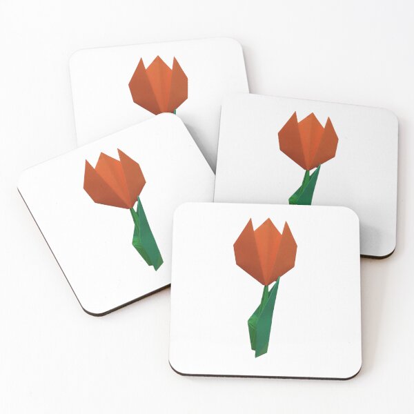 Item preview, tulip town, tulip, orange tulip, spring, flower spring, origami, origami work designed and sold by colorgallery11.