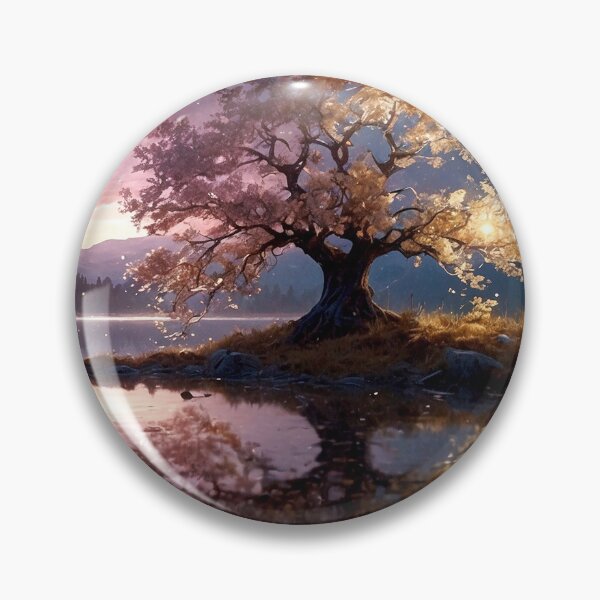 Item preview, lake tree designed and sold by ArtfullMinds.