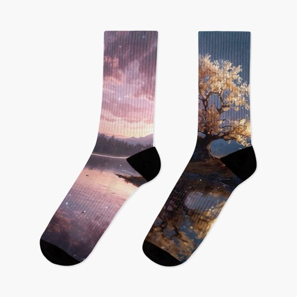 Item preview, lake tree designed and sold by ArtfullMinds.