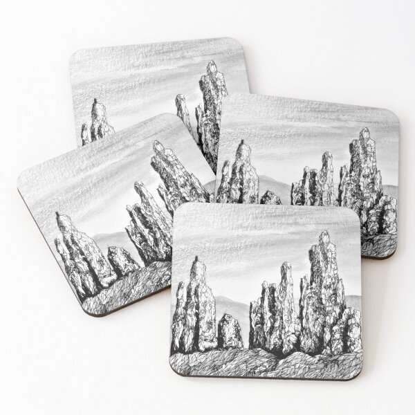 Item preview, desert towers FH BW designed and sold by Gerardo Segismundo.