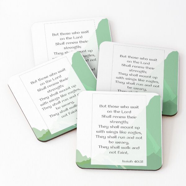 Item preview, Isaiah 40:31 | Bible Verses About Hope and Strength designed and sold by bible-prints.