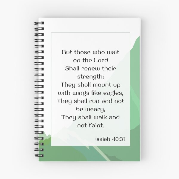 Item preview, Isaiah 40:31 | Bible Verses About Hope and Strength designed and sold by bible-prints.