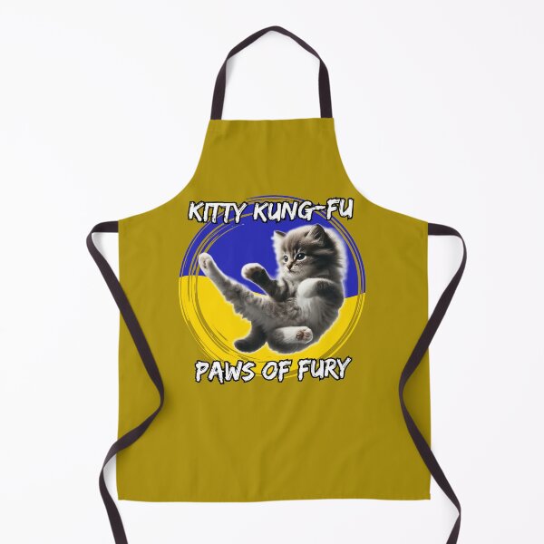 Item preview, Kitty Kung-Fu, Paws of Fury Cute Kitty does flying kick! Cute and Deadly! designed and sold by Jim Stephens.