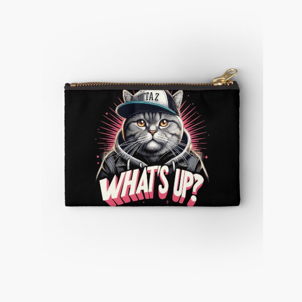 Item preview, BKH British Shorthair Cat tabby Gangsta What's up Gift designed and sold by Pineapple-Tree.