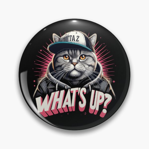 Item preview, BKH British Shorthair Cat tabby Gangsta What's up Gift designed and sold by Pineapple-Tree.