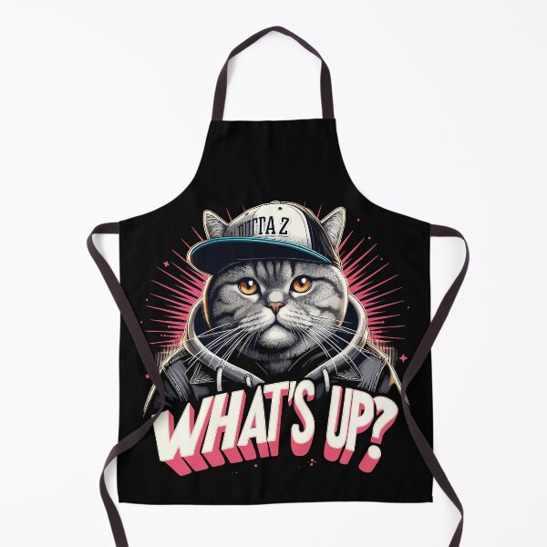 Item preview, BKH British Shorthair Cat tabby Gangsta What's up Gift designed and sold by Pineapple-Tree.