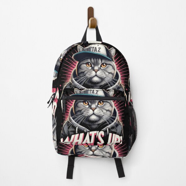 Item preview, BKH British Shorthair Cat tabby Gangsta What's up Gift designed and sold by Pineapple-Tree.