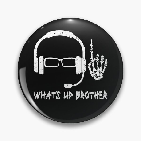 Item preview, Whats Up Brother Funny Streamer Gamer designed and sold by WildPalette-Art.