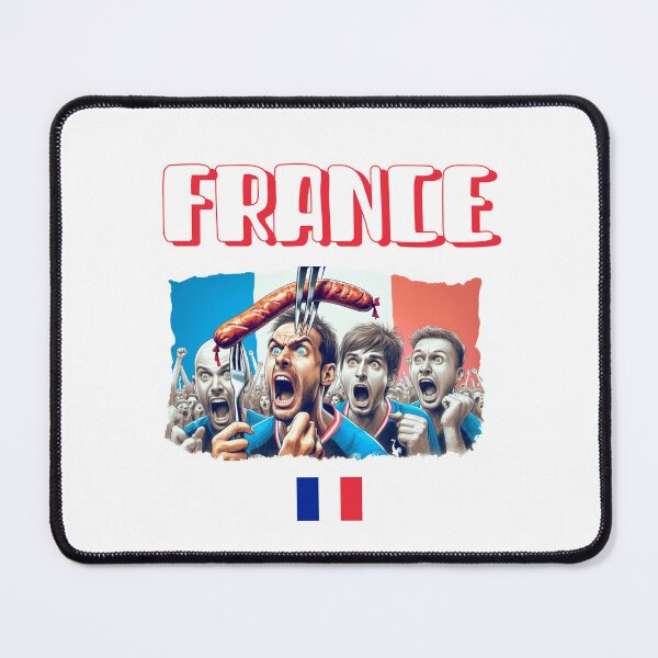 Item preview, France Fans Euro24, sausage on a Fork.  designed and sold by Get-Forked.