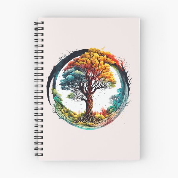 Item preview, Watercolor Tree Of Life In Circular Frame designed and sold by Caribbeangirl82.
