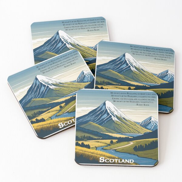 Item preview, Scottish Highlands Design with Robert Burns designed and sold by Aux Arc.