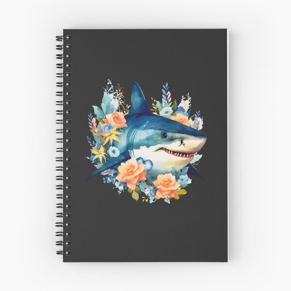 Item preview, Shark in flower designed and sold by AnimalsDH305.