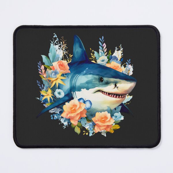 Item preview, Shark in flower designed and sold by AnimalsDH305.