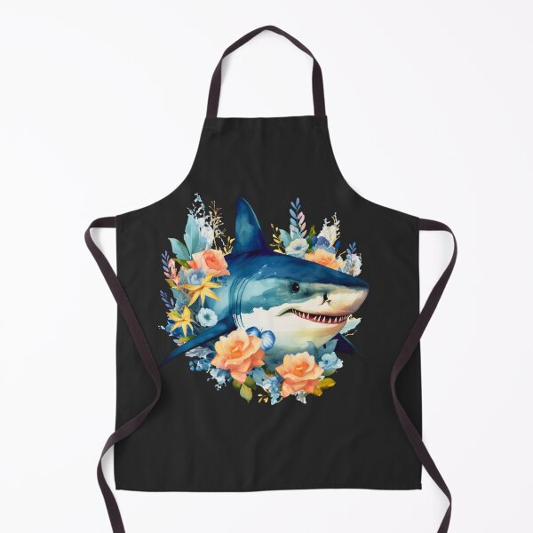 Item preview, Shark in flower designed and sold by AnimalsDH305.