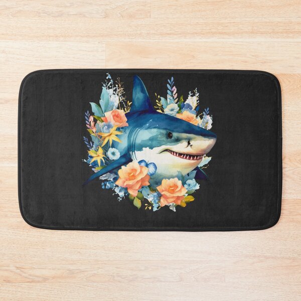 Item preview, Shark in flower designed and sold by AnimalsDH305.