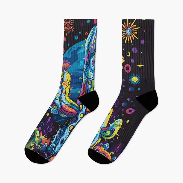 Item preview, Hippie trippy psychedelic cactus print designed and sold by dcrc.