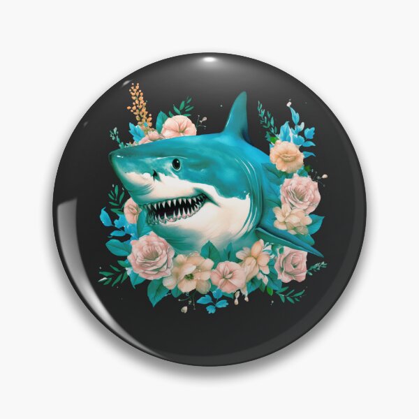 Item preview,  Shark in flower designed and sold by AnimalsDH305.