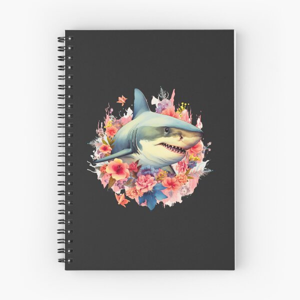 Item preview, Shark in flower designed and sold by AnimalsDH305.