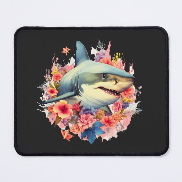 Item preview, Shark in flower designed and sold by AnimalsDH305.
