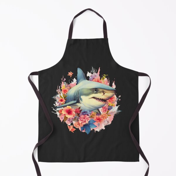 Item preview, Shark in flower designed and sold by AnimalsDH305.