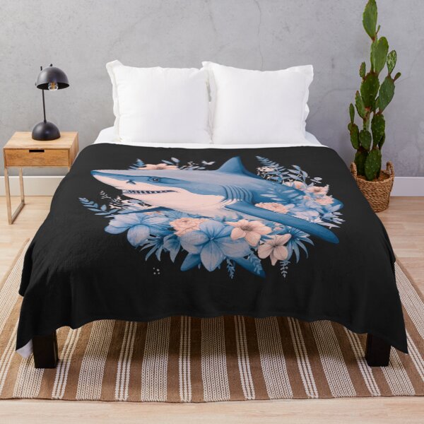 Item preview, Shark in flower designed and sold by AnimalsDH305.