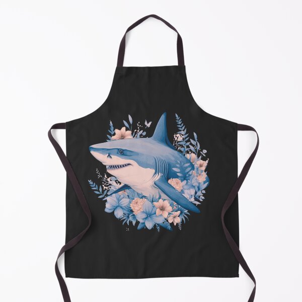 Item preview, Shark in flower designed and sold by AnimalsDH305.
